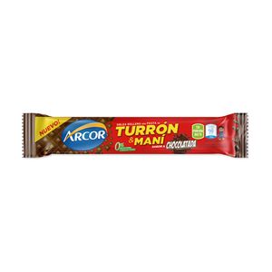 Turron de mani Arcor chocolatada 25 gr