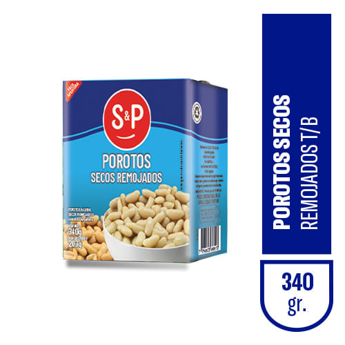 Poroto S&P seco remojado tetrabrik 340 gr