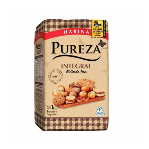 Harina Pureza integral 1 kg
