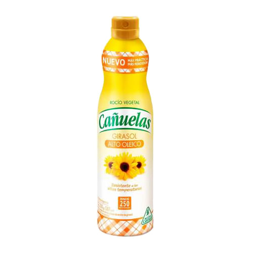 Aceite girasol Cañuelas rocio vegetal aerosol 150 cc