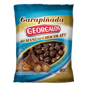 Garrapiñada Georgalos mani con chocolate 80 gr