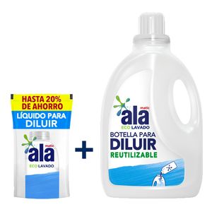 Jabon liquido Ala Matic para diluir x150ml + botella