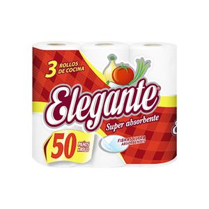 Rollo de cocina Elegante 50 paños 3 u