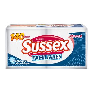 Servilletas Sussex Premium blancas 3030 150 u