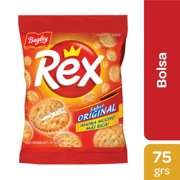 Galletitas Rex bolsa 75 gr