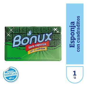 Esponja Bonux cuadraditos