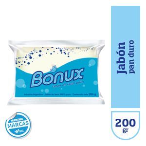 Jabon en pan Bonux puro 200 gr