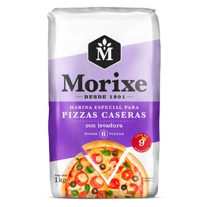 Harina Morixe con levadura para pizza 1 kg