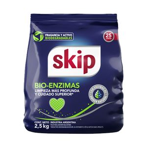 Jabon en polvo Skip baja espuma 2.5 kg