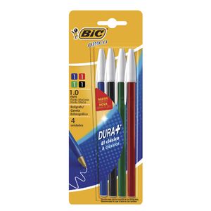 Boli grafo Bic opaco surtido 4 u