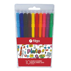 Marcadores escolares Filgo pinto 10 u