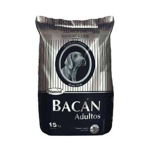 Alimento para perro Bacan carne 15 kg
