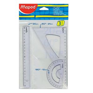 Kit trazado Maped 3 piezas 20 cm