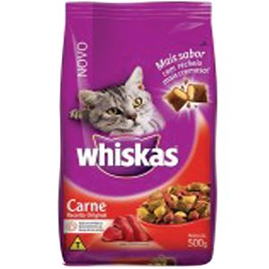 Alimento para gato Whiskas sabor carne 500 gr