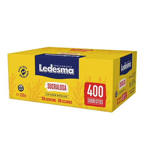 Edulcorante Ledesma en sobre 400 u