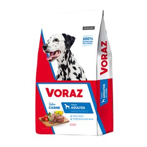 Alimento para perro Voraz adulto carne 3 kg