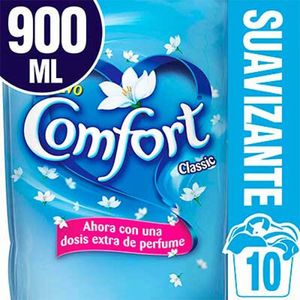 Suavizante Comfort Classic doy pack 900 cc