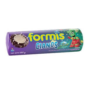 Galletitas Formis chocolate rellenas vainillas 102 gr
