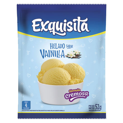 Helado en polvo Exquisita vainilla 52/55 gr