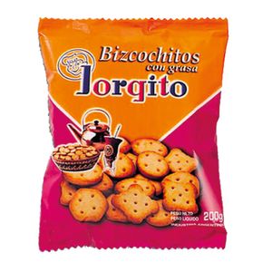Bizcochitos de  grasa Jorgito 200 gr