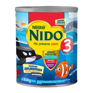 Leche infantil Nido 3 doble accion lata 800 gr
