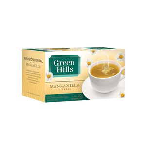 Te GREEN HILLS manzanilla x20u