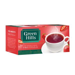 Te GREEN HILLS frutilla x20u