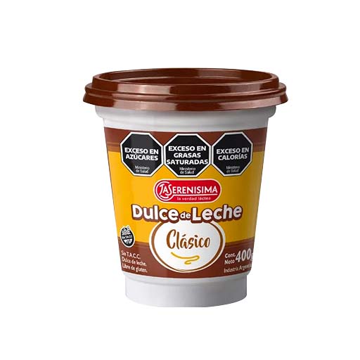 Dulce de leche La Serenisima clasico 400 gr
