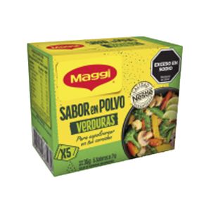 Caldo Maggi verduras polvo 5u 35 gr
