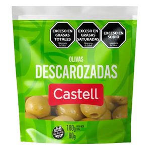 Aceituna verde Castell descar doy pack 80 gr