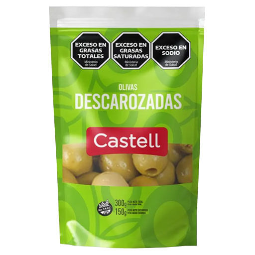 Aceituna verde Castell descarozada doy pack 150 gr