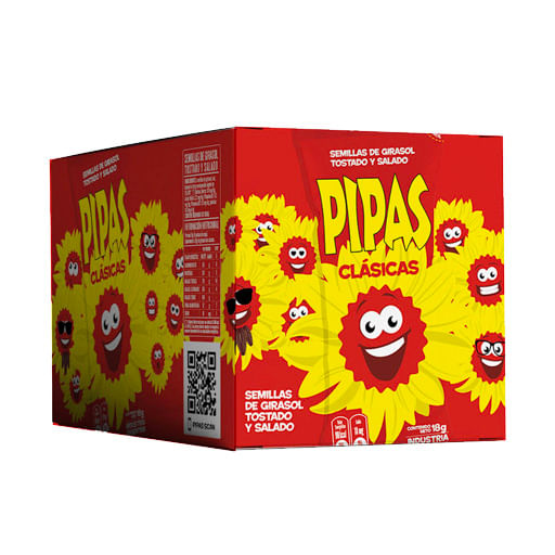 Semillas de girasol Pipas clásicas 18 grs