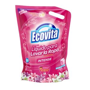 Jabon liquido Ecovita intense baja espuma doy pack 3 lt