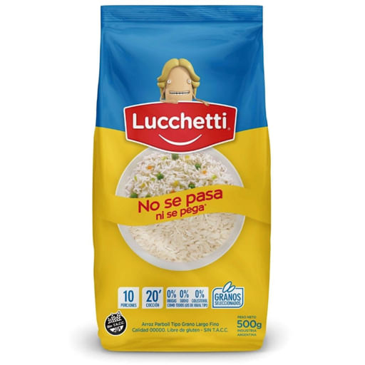 Arroz parbolizado Lu cchetti 500 gr