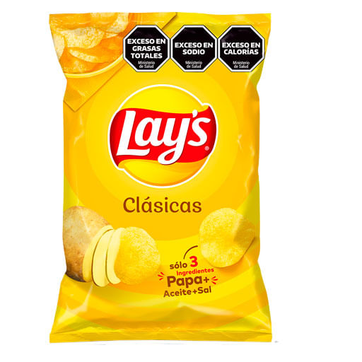 Papas fritas LAY'S clasicas 85 gr