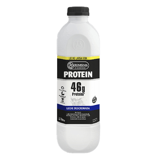 Leche La serenisima protein uat descremada 0 % 1 lt