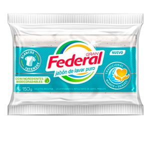 Jabon en pan Gran Federal tradicional 150 grs