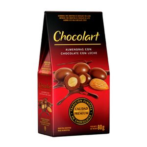 Almendra Chocolart con chocolate estuche 80 gr
