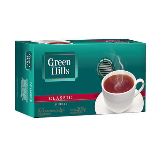 Te GREEN HILLS clasico x100u