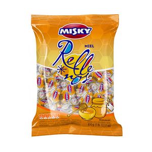 Caramelos Misky rellenos miel 675 gr