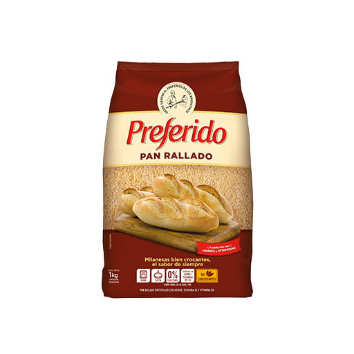 Pan rallado Preferido fortificado 1 kg