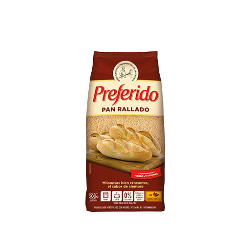 Pan rallado Preferido fortificado 500 gr