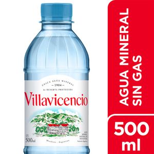 Agua mineral Villavicencio 500 cc