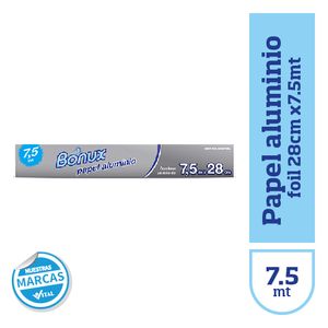 Papel aluminio foil Bonu 28 cm 7.5mt
