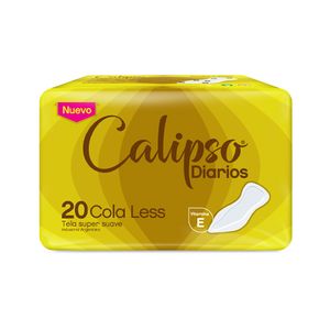 Protectores diarios Calipso cola less aloe 20 u