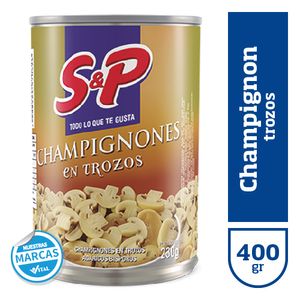 Champignon trozos S&P lata 400 gr