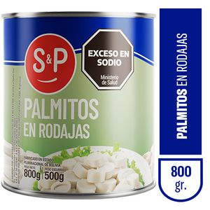 Palmitos S&P rodajas lata 800 gr