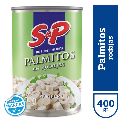 Palmitos S&P rodajas 400 gr