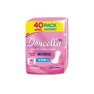 Protectores diarios Doncella sin desodorante 40 u