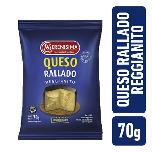 QUESO RALLADO SERENISIMA 70gr.